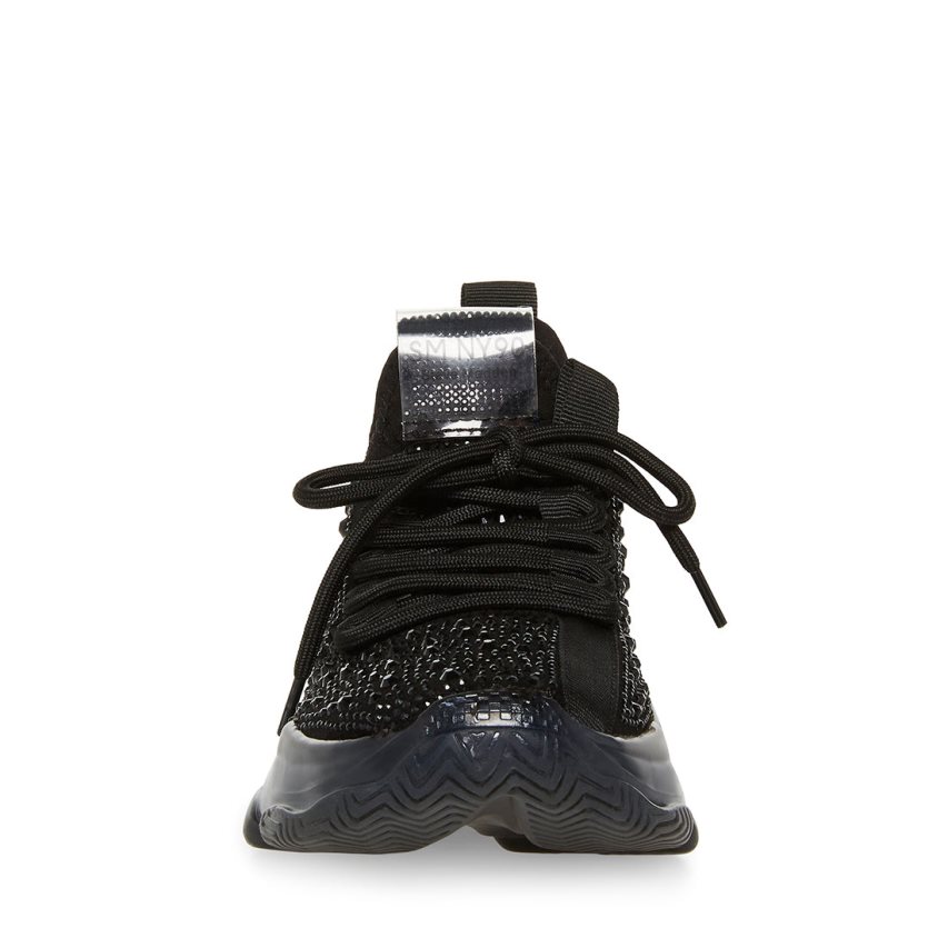 Black Steve Madden Maxima-r Women's Sneakers | PH 5912VSO